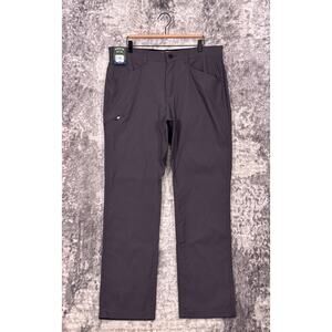 New Orvis Trek Pants 36 x 32 Mens Gray Lightweight Straight Leg